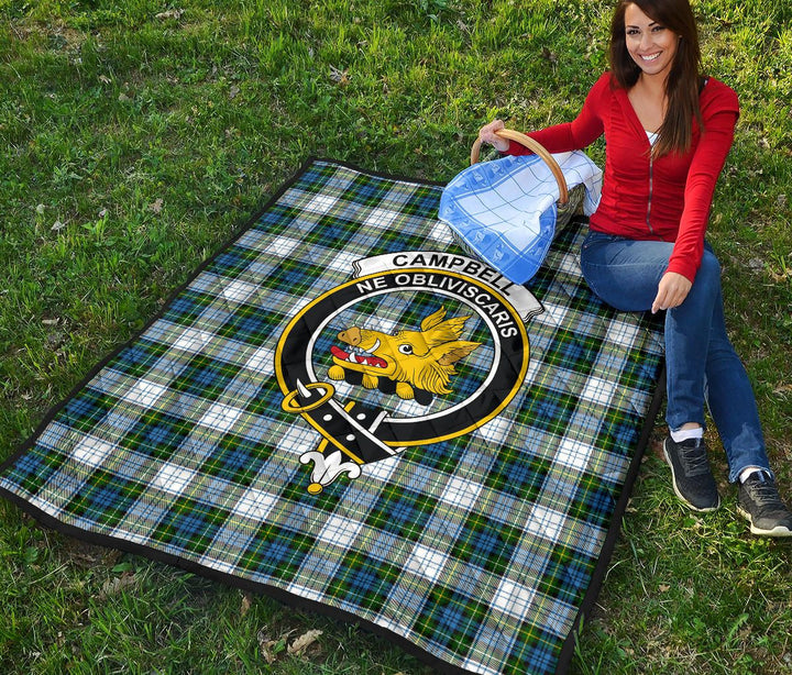 Scottish Campbell Dress Clan Crest Tartan Quilt Tartan Plaid 4
