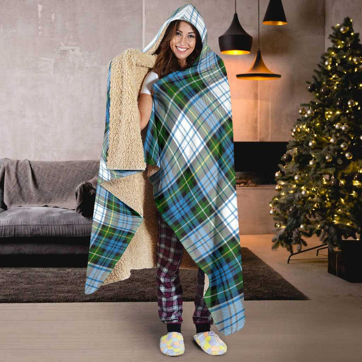 Scottish Campbell Dress Clan Tartan Hooded Blanket Tartan Plaid 6