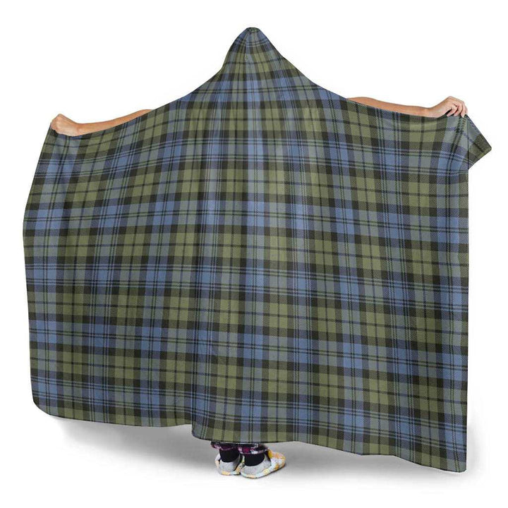 Scottish Campbell Faded Clan Tartan Hooded Blanket Tartan Plaid 3