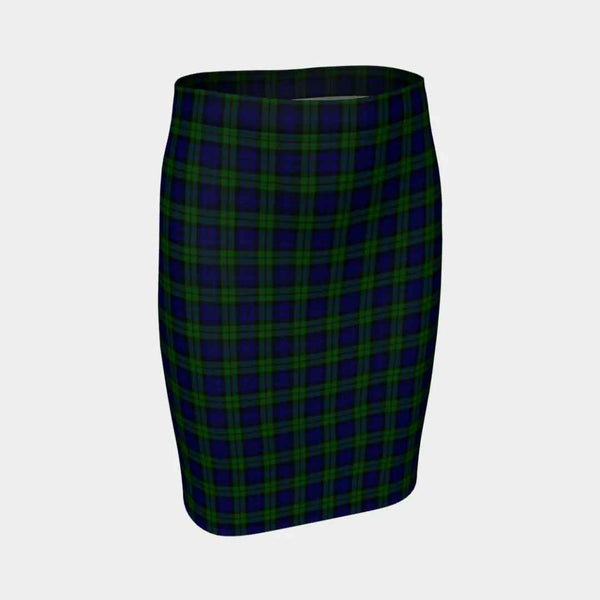 Scottish Campbell Modern Clan Tartan Fitted Skirt Tartan Plaid 1