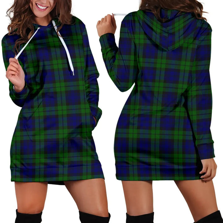 Scottish Campbell Modern Clan Tartan Hoodie Dress