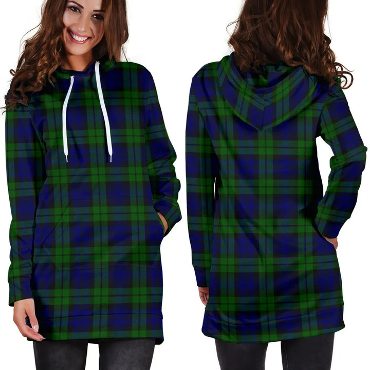 Scottish Campbell Modern Clan Tartan Hoodie Dress