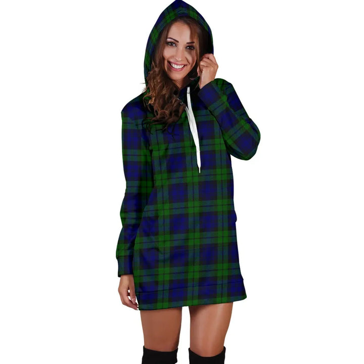 Scottish Campbell Modern Clan Tartan Hoodie Dress