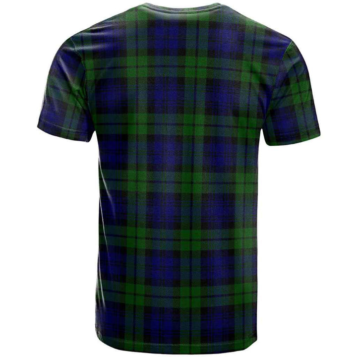 Scottish Campbell Modern Clan Tartan T-Shirt Back Side Tartan Plaid