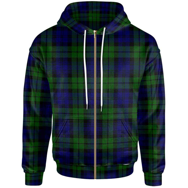 Scottish Campbell Modern Clan Tartan Hoodie Zip Tartan Plaid