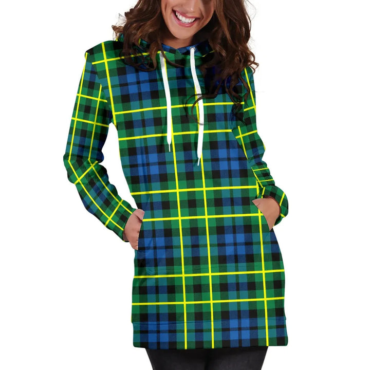 Scottish Campbell of Breadalbane Ancient Clan Tartan Hoodie Dress