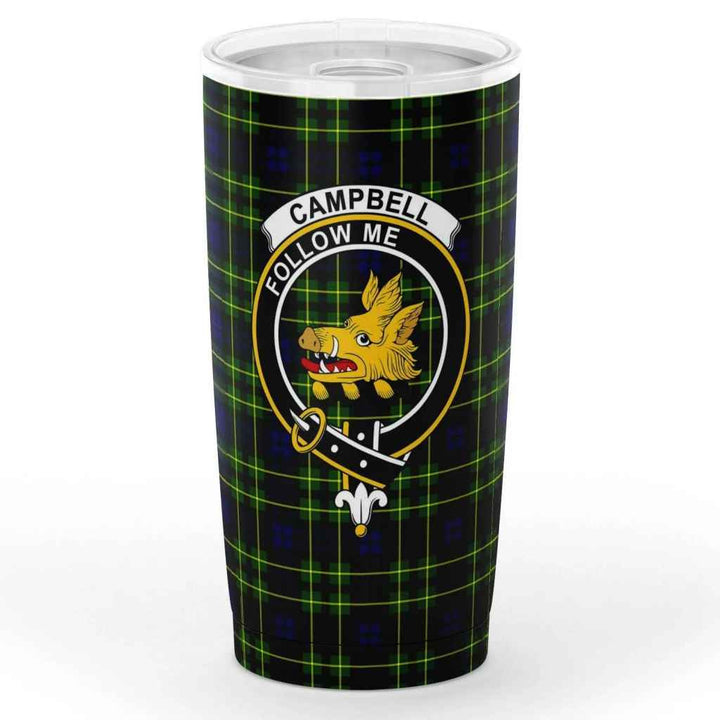 Scottish Campbell of Breadalbane Clan Crest Tartan Insulated Tumbler Tartan Plaid 1