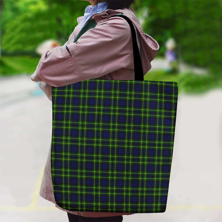 Scottish Campbell of Breadalbane Modern Clan Tartan Canvas Bag With Shoulder Strap Tartan Plaid 2