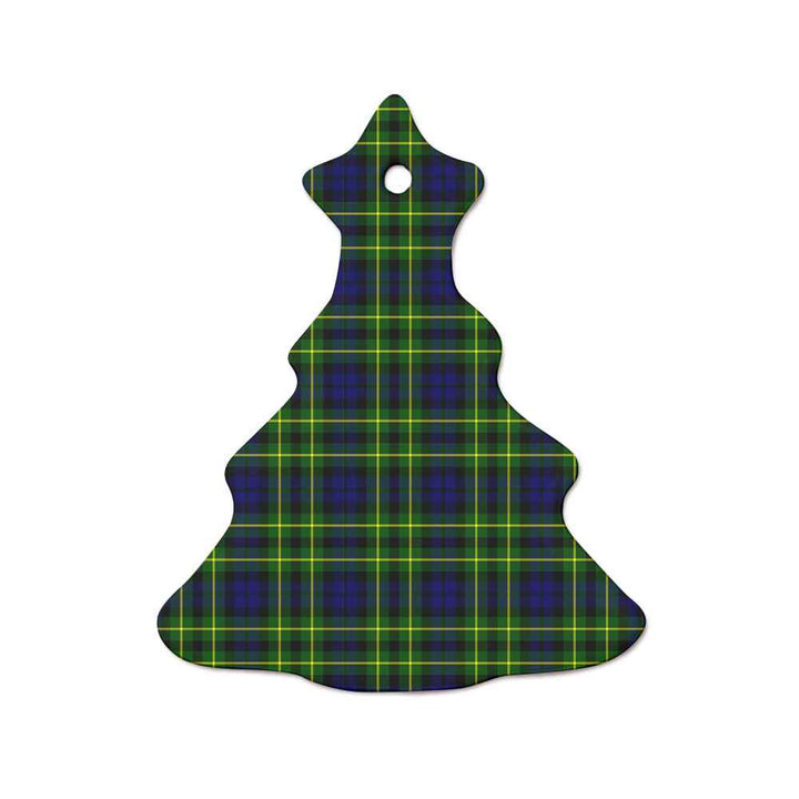 Scottish Campbell of Breadalbane Modern Clan Tartan Ceramic Ornament  Tree Shape Tartan Plaid
