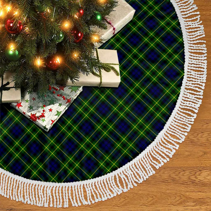 Scottish Campbell of Breadalbane Modern Clan Tartan Christmas Tree Skirt Tassels 2 Tartan Plaid