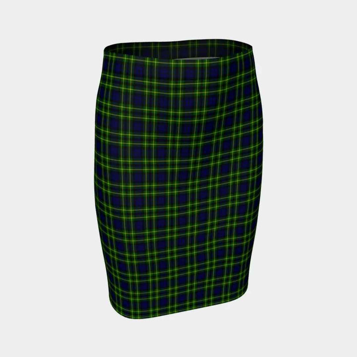 Scottish Campbell of Breadalbane Modern Clan Tartan Fitted Skirt Tartan Plaid 1