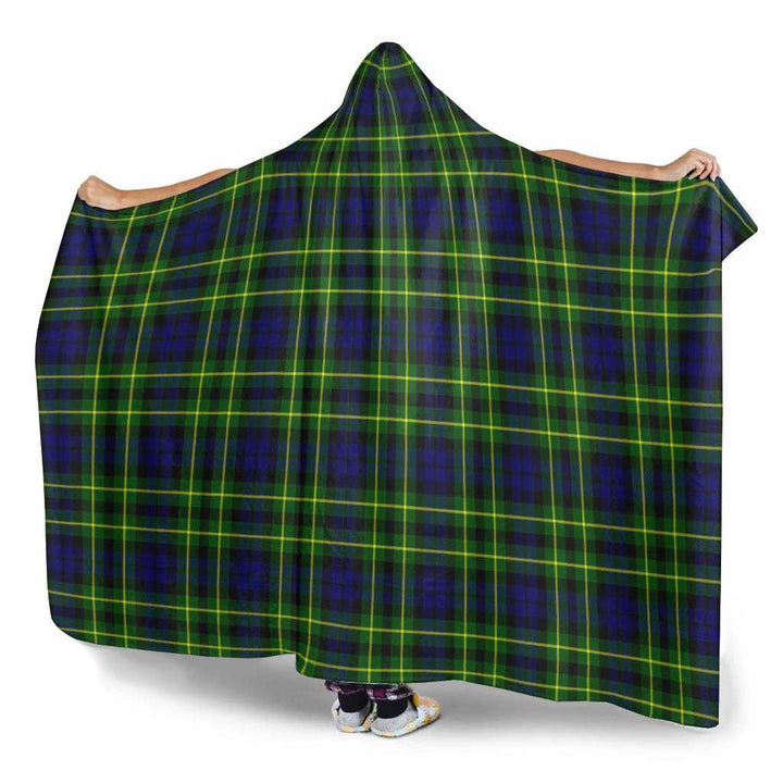 Scottish Campbell of Breadalbane Modern Clan Tartan Hooded Blanket Tartan Plaid 3