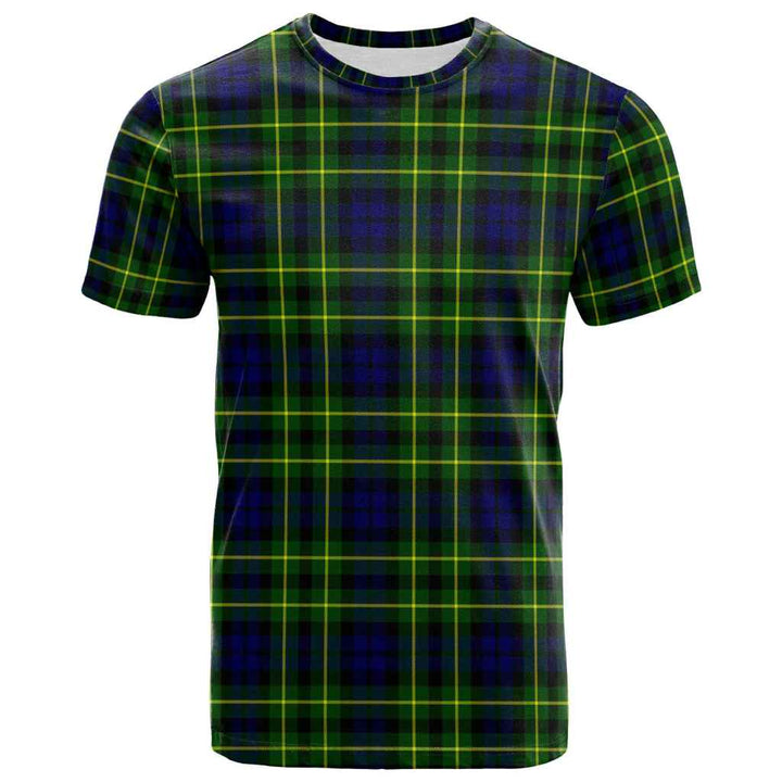 Scottish Campbell of Breadalbane Modern Clan Tartan T-Shirt Front Side Tartan Plaid