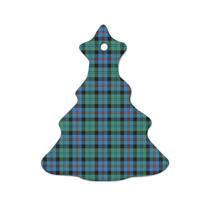 Scottish Campbell of Cawdor Ancient Clan Tartan Ceramic Ornament  Tree Shape Tartan Plaid