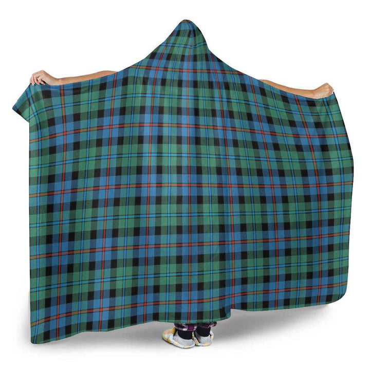 Scottish Campbell of Cawdor Ancient Clan Tartan Hooded Blanket Tartan Plaid 2