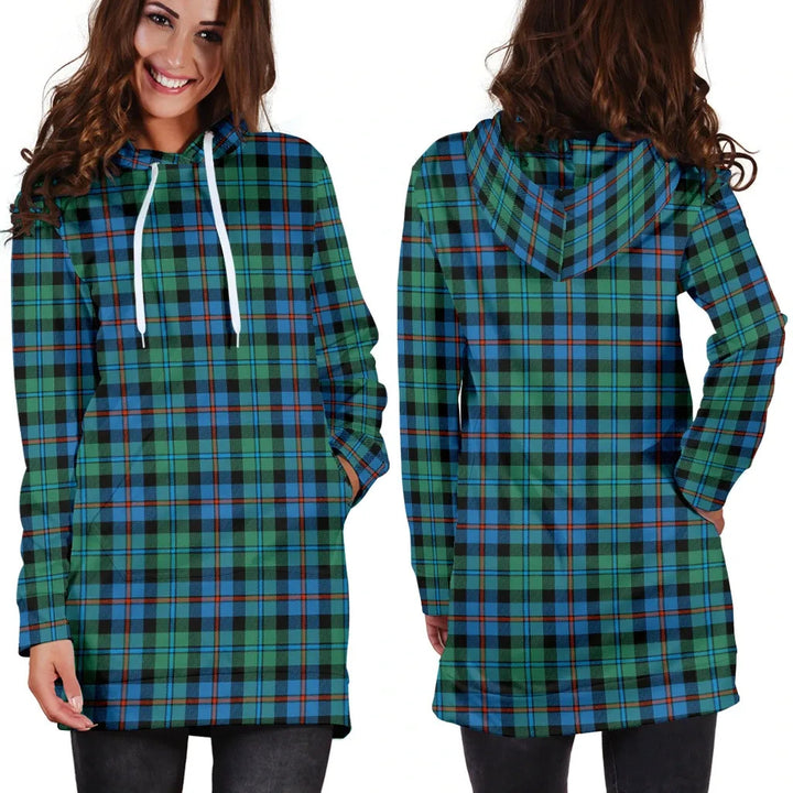 Scottish Campbell of Cawdor Ancient Clan Tartan Hoodie Dress