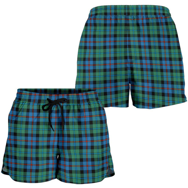Scottish Campbell of Cawdor Ancient Clan Tartan Women Shorts