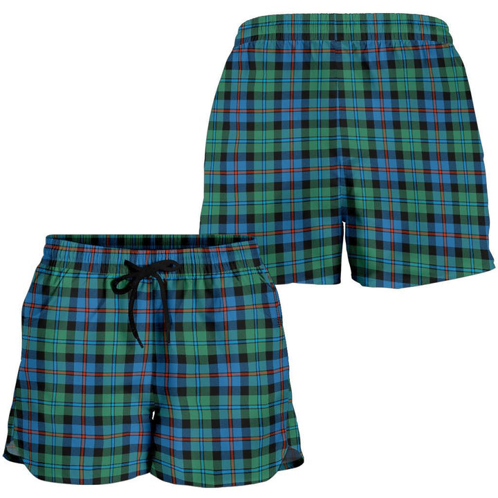 Scottish Campbell of Cawdor Ancient Clan Tartan Women Shorts