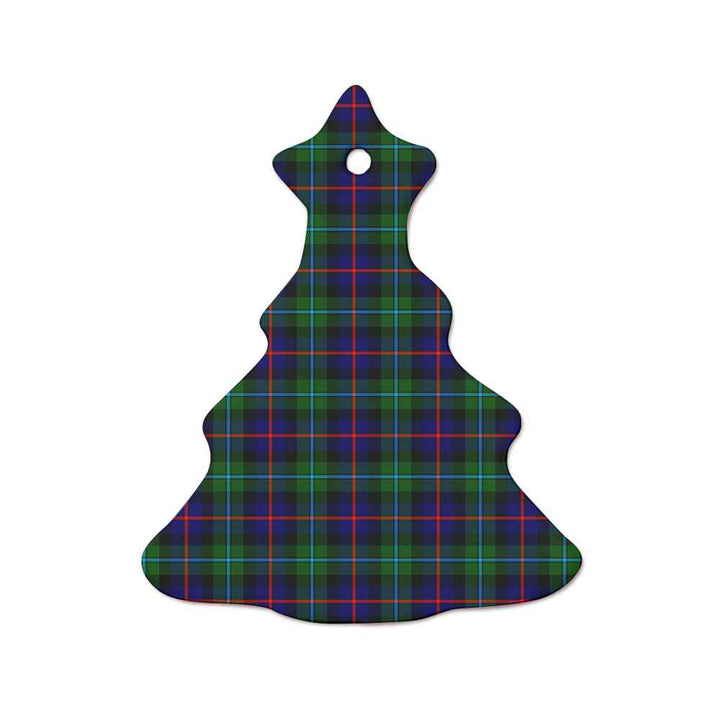 Scottish Campbell of Cawdor Modern Clan Tartan Ceramic Ornament  Tree Shape Tartan Plaid