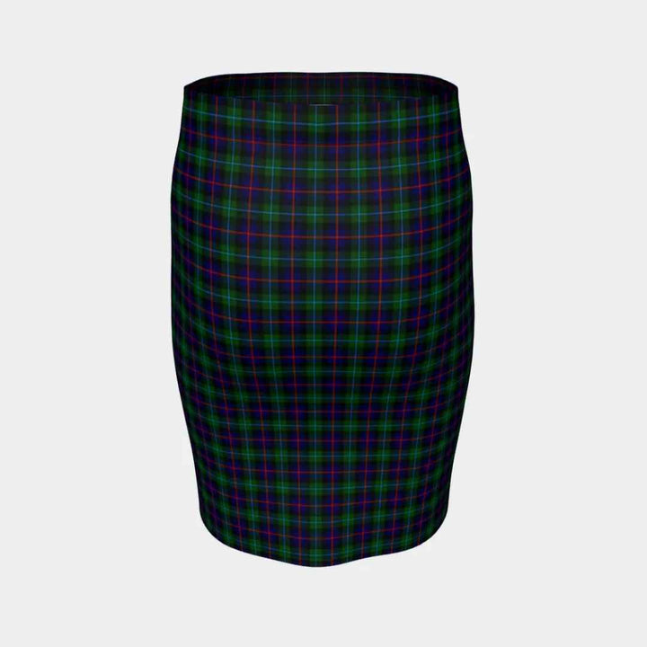 Scottish Campbell of Cawdor Modern Clan Tartan Fitted Skirt Tartan Plaid 4