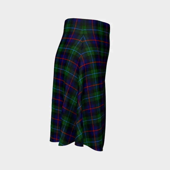 Scottish Campbell of Cawdor Modern Clan Tartan Flare Skirt Tartan Plaid 3