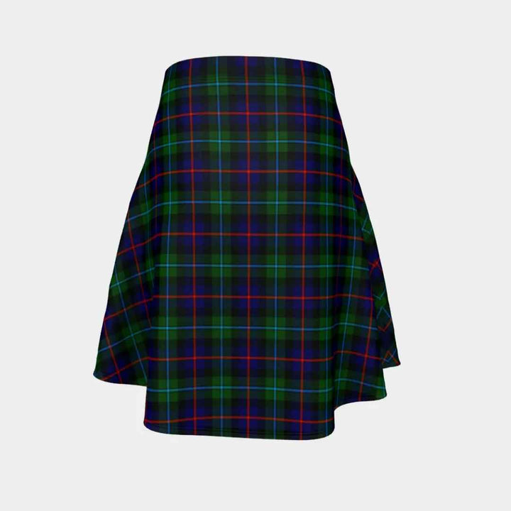 Scottish Campbell of Cawdor Modern Clan Tartan Flare Skirt Tartan Plaid 4