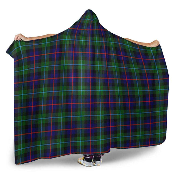 Scottish Campbell of Cawdor Modern Clan Tartan Hooded Blanket Tartan Plaid 2