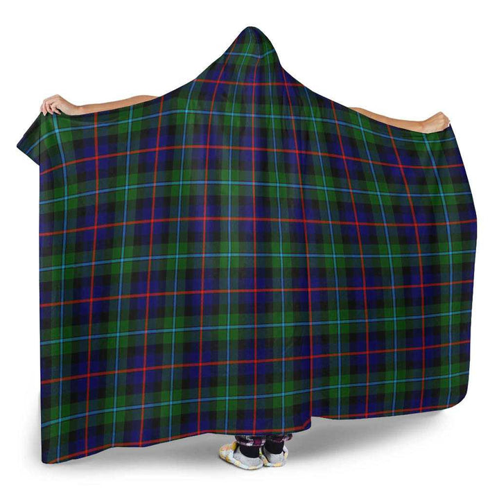 Scottish Campbell of Cawdor Modern Clan Tartan Hooded Blanket Tartan Plaid 2