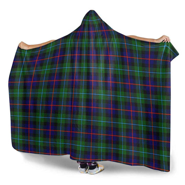 Scottish Campbell of Cawdor Modern Clan Tartan Hooded Blanket Tartan Plaid 3