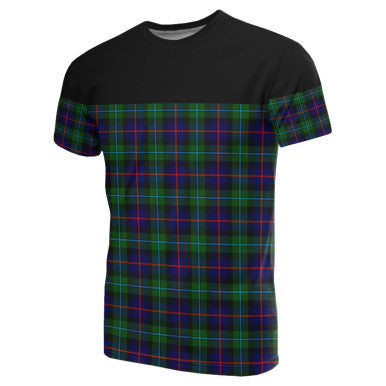 Scottish Campbell of Cawdor Modern Clan Tartan T-Shirt Horizontal Style Front Side Tartan Plaid
