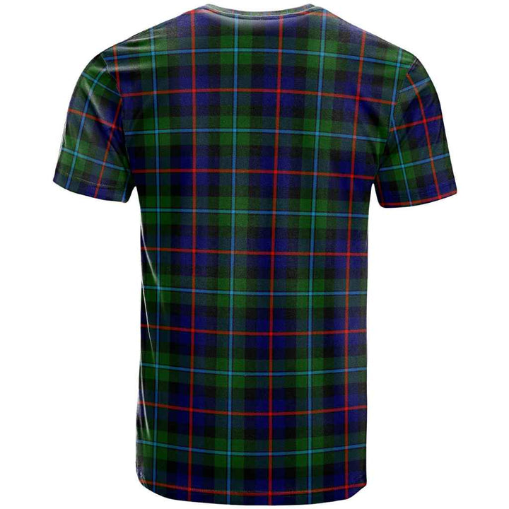 Scottish Campbell of Cawdor Modern Clan Tartan T-Shirt Back Side Tartan Plaid