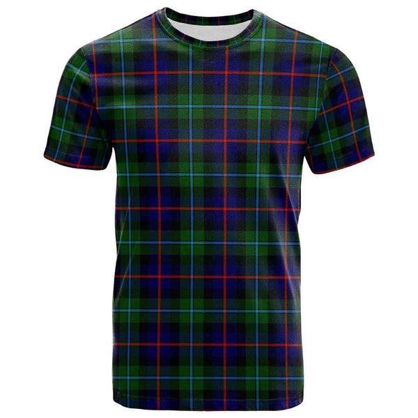 Scottish Campbell of Cawdor Modern Clan Tartan T-Shirt Front Side Tartan Plaid