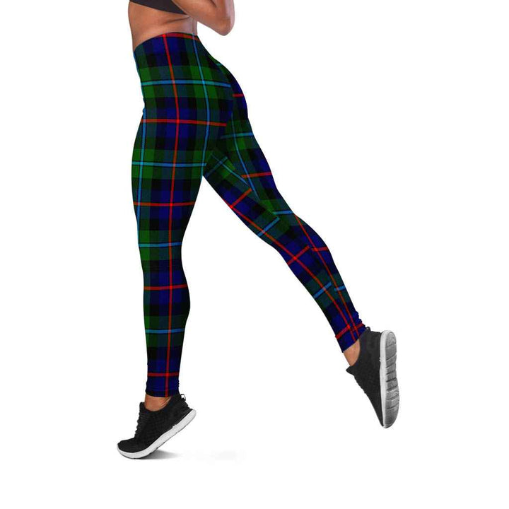 Scottish Campbell of Cawdor Modern Clan Tartan Women Leggings Tartan Plaid 2