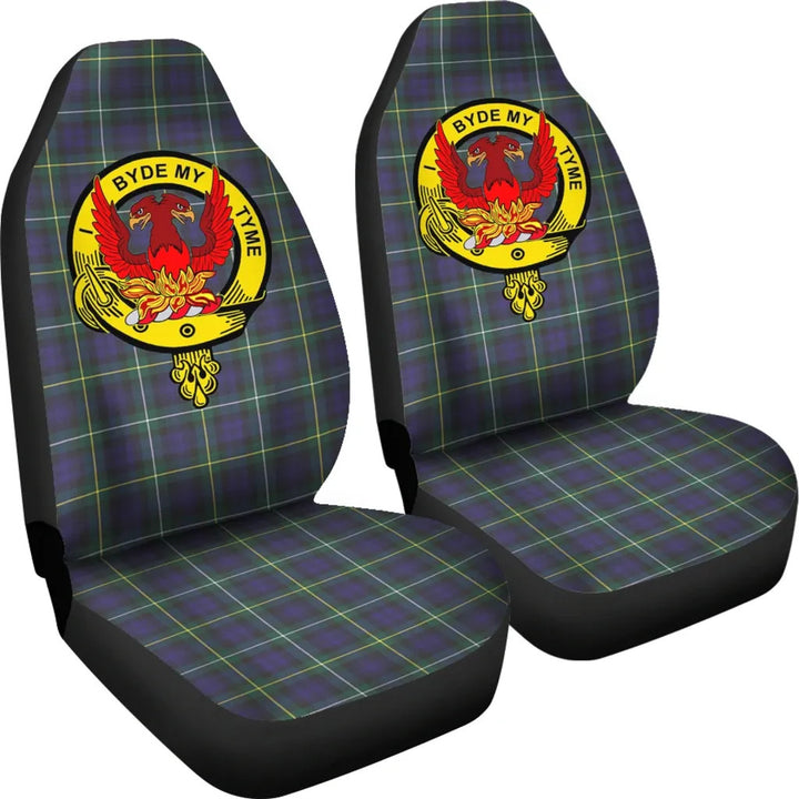 Scottish Campbell of Loudon Clan Crest Tartan Car Seat Covers 4
