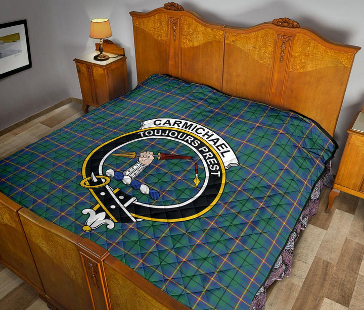 Scottish Carmichael Ancient Clan Crest Tartan Quilt Tartan Plaid 12