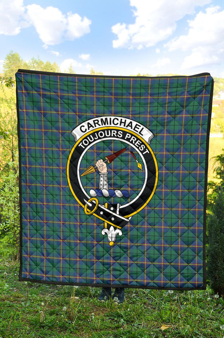Scottish Carmichael Ancient Clan Crest Tartan Quilt Tartan Plaid 2