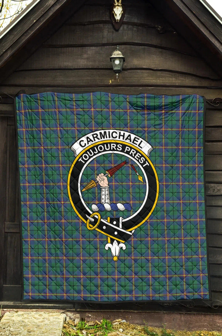 Scottish Carmichael Ancient Clan Crest Tartan Quilt Tartan Plaid 3