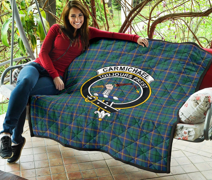 Scottish Carmichael Ancient Clan Crest Tartan Quilt Tartan Plaid 5