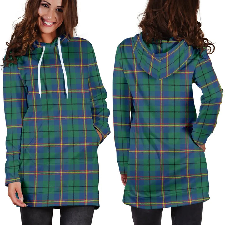 Scottish Carmichael Ancient Clan Tartan Hoodie Dress