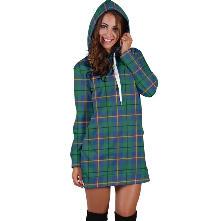 Scottish Carmichael Ancient Clan Tartan Hoodie Dress