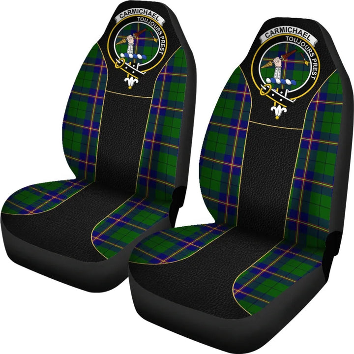 Scottish Carmichael Clan Crest Tartan Car Seat Covers - Special Style 2