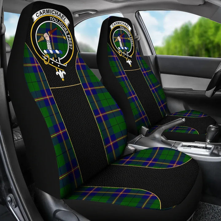 Scottish Carmichael Clan Crest Tartan Car Seat Covers - Special Style 3