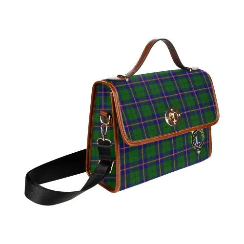 Scottish Carmichael Clan Crest Tartan Waterproof Canvas Bag Tartan Plaid 3