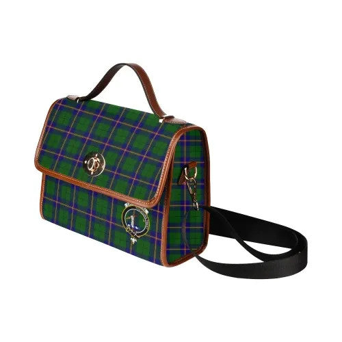 Scottish Carmichael Clan Crest Tartan Waterproof Canvas Bag Tartan Plaid 4