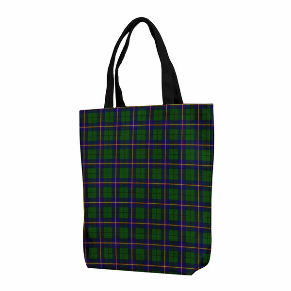 Scottish Carmichael Modern Clan Tartan Canvas Bag With Shoulder Strap Tartan Plaid 1