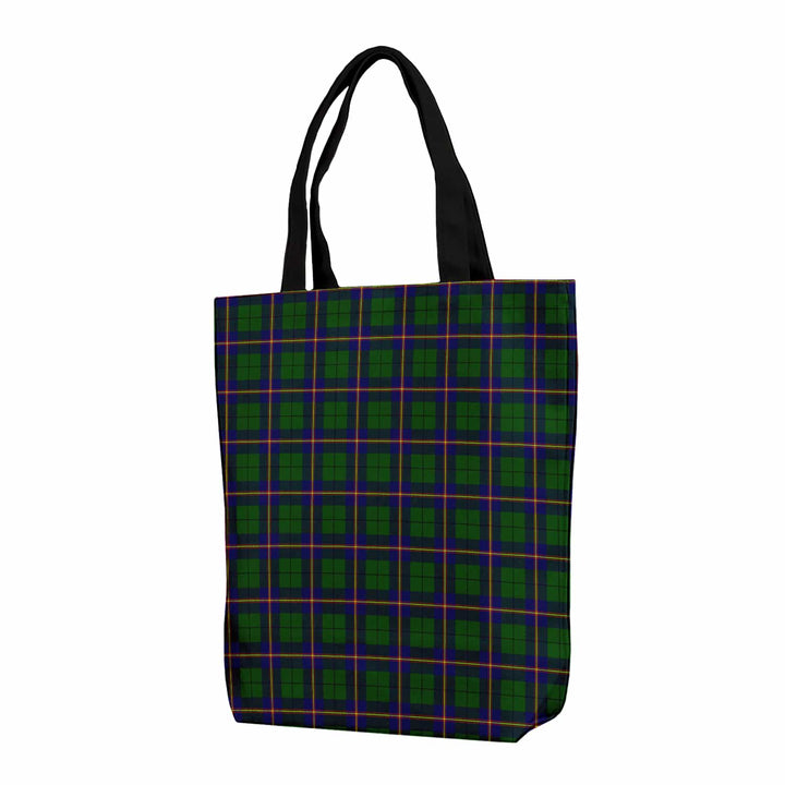 Scottish Carmichael Modern Clan Tartan Canvas Bag With Shoulder Strap Tartan Plaid 1