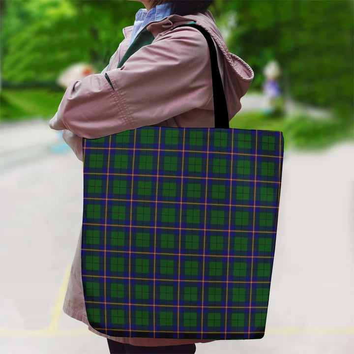 Scottish Carmichael Modern Clan Tartan Canvas Bag With Shoulder Strap Tartan Plaid 2