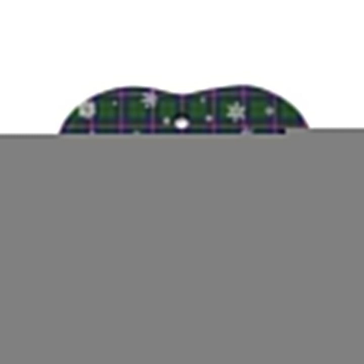 Scottish Carmichael Modern Clan Tartan Ceramic Ornament Cute Scottish Terrier Dog Heart Style Tartan Plaid