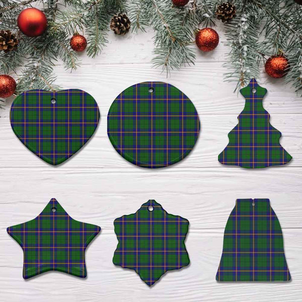 Scottish Carmichael Modern Clan Tartan Ceramic Ornament All Tartan Plaid