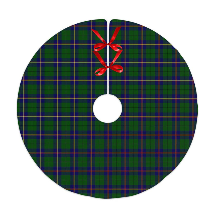 Scottish Carmichael Modern Clan Tartan Christmas Tree Skirt No Tassels 1 Tartan Plaid
